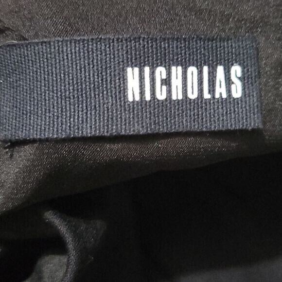 Nicholas Black Off the Shoulder Sleeveless Knee Length Ponte Sheath Dress Size 8 - Picture 9 of 11